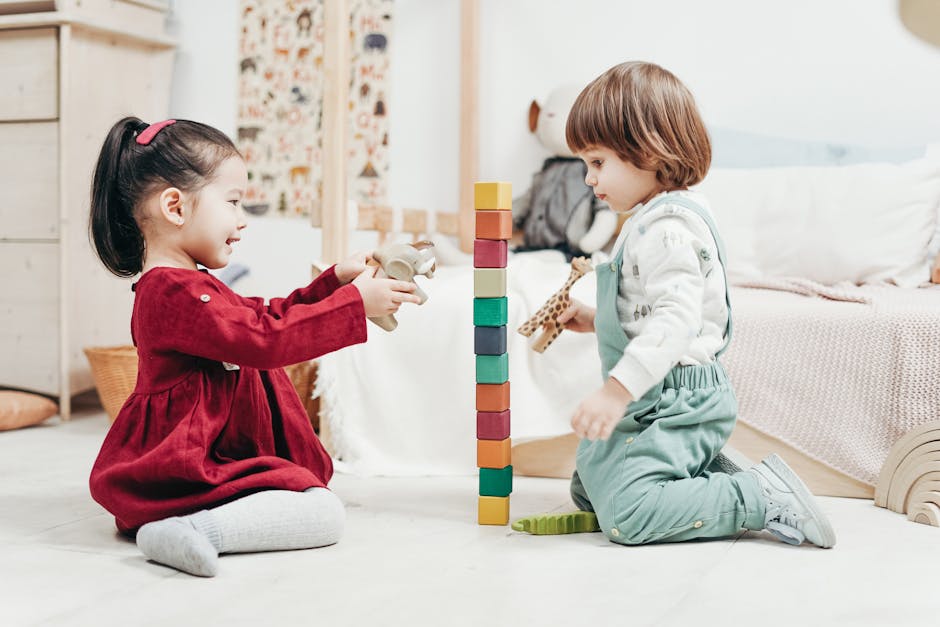Kids toys and playful learning